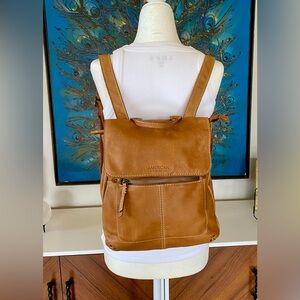 AMERICAN LEATHER CO Luggage Tan 10x11x4 Backpack | Tan/Brown Medium Size
